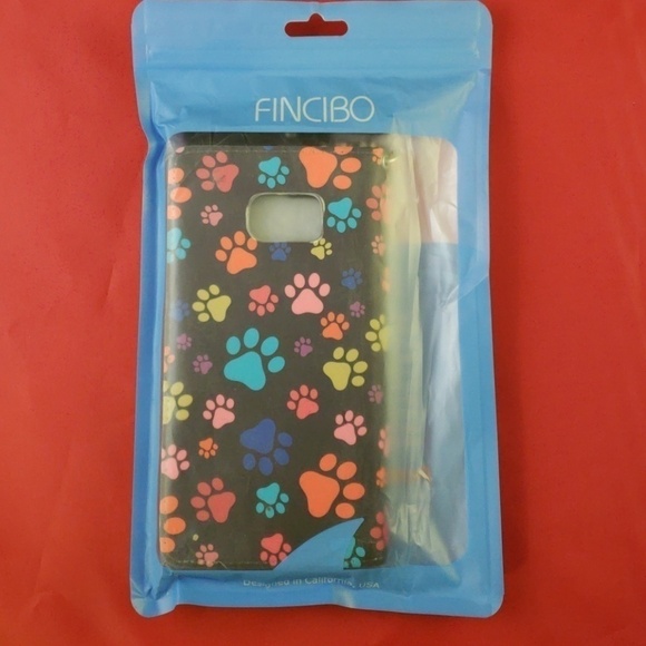 Samsung Galaxy Phone Wallet Case FINICBO Pawprint - Picture 1 of 4